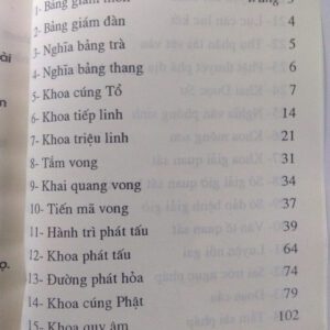 CHƯ KHOA THỦY LỤC